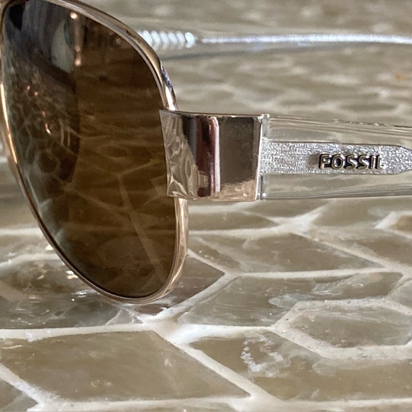 Fossil Berkley 3 aviator Unisex sunglasses - Picture 4 of 9